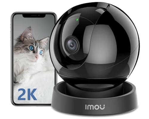 Image of Imou 2K Indoor 360° Security Camera - Baby Monitor, AI Sound & Motion Detection, Siren Spotlight, Color Night Vision, 2-Way Audio, Privacy Mode, Works with Alexa