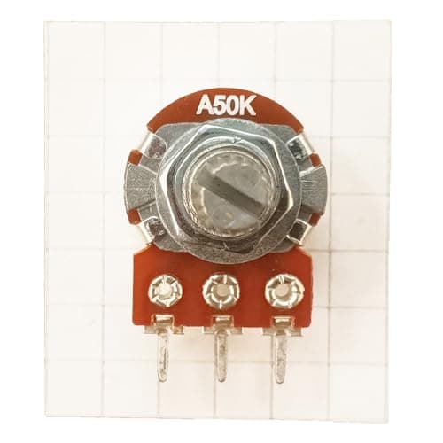 Image of Logarithmic Potentiometer Mono A Volume Pot T18 Splined Shaft BAS (A50K)