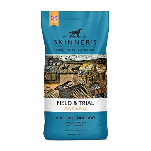 Image of Skinner’s Field & Trial Duck & Rice – Complete Dry Adult Dog Food, Sensitive, Hypoallergenic, For Active Dogs, 15kg