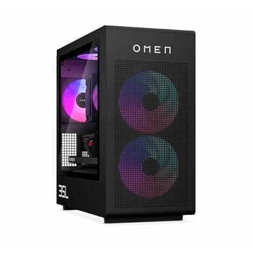 Image of HP OMEN 35L Gaming Desktop PC Intel Core Ultra 7 265K 20-Core up to 5.0GHz, 32GB DDR5 RAM, 1TB SSD + 1TB HDD, NVIDIA GeForce RTX 5070 12GB GDDR7, Wi-Fi 7, Bluetooth 5.4, Windows 11 Home - Black