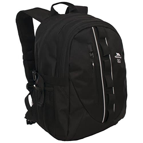 Image of Trespass Deptron Day Backpack/Rucksack (30 Litres) (One Size) (Black)