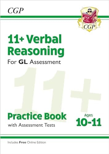 Image of 11+ GL Verbal Reasoning Practice Book & Assessment Tests - Ages 10-11 (with Online Edition): for the 2026 tests (CGP GL 11+ Ages 10-11)