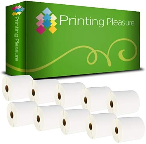 Image of Printing Pleasure 10 x Zebra 100mm x 50mm Compatible Direct Thermal Labels for Zebra Type Printers | 1000 Labels per Roll