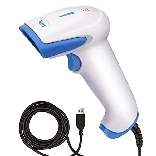 Image of Tera 1D Barcode Scanner USB Wired CCD Handheld Bar Code Reader 1500 Pixel for Screen Digital Smartphone Barcode Plug and Play, 1500C