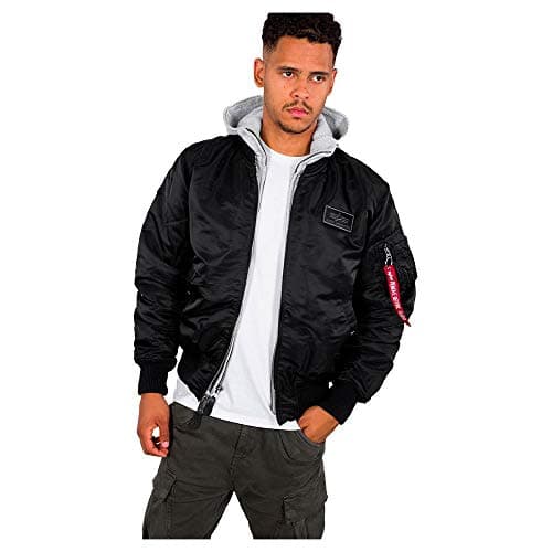 Image of Alpha Industries MA-1 D-Tec Bomber Jacket for Men Black