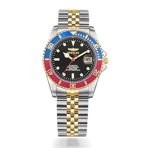 Image of Invicta Pro Diver 29180 Men's Watch - Waterproof - Analogue - Automatic Movement - stainless steel with Black dial - 42mm
