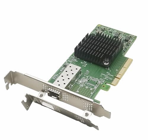 Image of 10/25GbE Ethernet Network Adapter Card with Mellanox CX4 Lx Chipset MCX4111A-ACUT, Single SFP28 Port PCIE3.0 x8, 25G NIC Support Windows/Linux/VMare/OFED, UEFI Enable