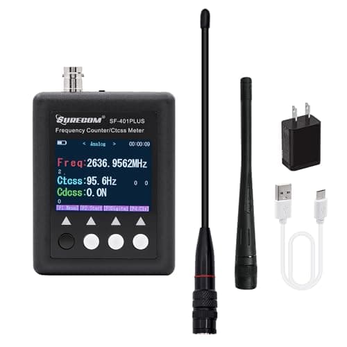 Image of Mcbazel Surecom SF401 Plus 27Mhz-3000Mhz Radio Portable Frequency Counter Meter with CTCCSS DCS Decoder
