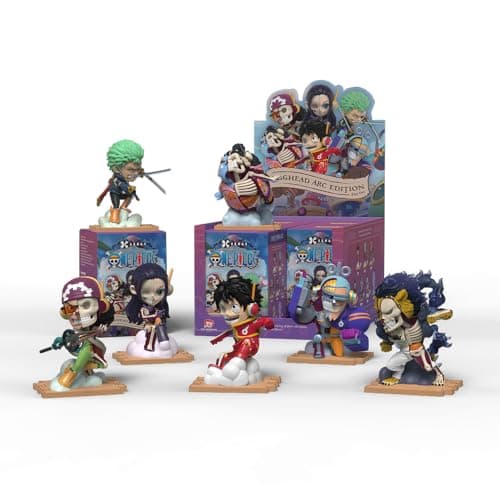 Image of Mighty Jaxx XXRAY: One Piece Egghead Arc Series Part 1 | Sealed Tray of 6 - Contains No Duplicates | Blind Box Collectible Figurines