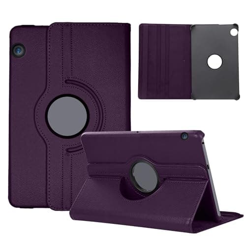 Image of Laywaam Case Compatible with Huawei MediaPad T3 10 360° Rotation Case Cover with Flap/Positioning Stand for Huawei MediaPad T3 10 9.6 Inch Touch Tablet 2017 Model