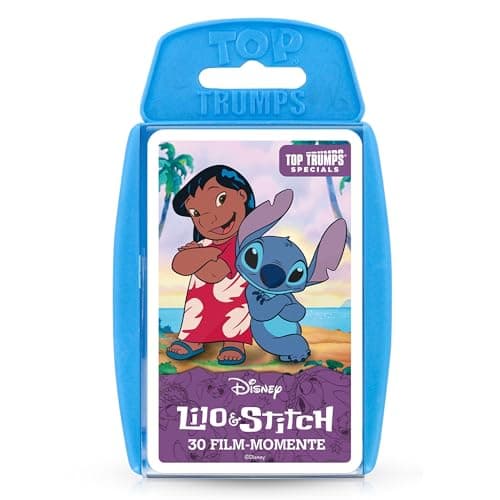 Image of TOP TRUMPS Lilo & Stitch Card Game for Children - Classic Learning Card Game for Fans of Lilo & Stitch - 2+ Players from 6+ Years - German