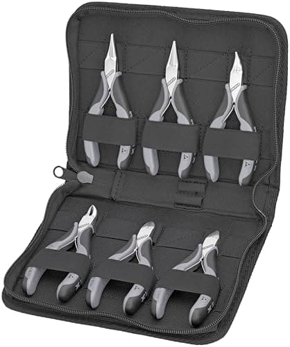 Image of KNIPEX 6 Pc ESD Tool Set in Zipper Pouch