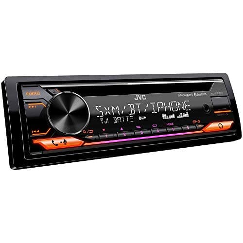 Image of JVC KD-TD91BTS Bluetooth Car Stereo Receiver with USB Port – 2-Line LCD Display, AM/FM Radio – CD and MP3 Player - Amazon Alexa Enabled – Single DIN - 13-Band EQ (Black)