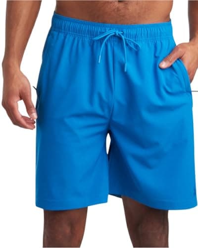 Image of Spyder Mens Athletic Shorts - 8" Inseam Lightweight Active Stretch Quick Dry Woven Workout Shorts for Men for Gym and Running, Cobalt, 32