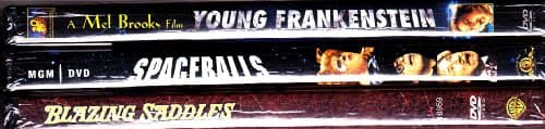 Image of Mel Brooks 3 Pack : Spaceballs , Young Frankenstein , Blazing Saddles 30th Anniversary : Widescreen Editions