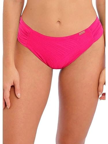 Image of Fantasie Women's Ottawa Mid Rise Gathered Bikini Bottom, Freesia, XL Plus