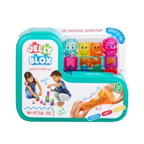 Image of Jelly Blox - My Pets & Me Set | Squishy Is More Fun! | Unique Squishy Building System | For Ouch-Free, Open, Imaginative Play | For Boys And Girls Ages 2+