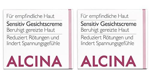 Image of S Sensitive Face Cream Nourishing Cosmetics Alcina Soothes Irritated Skin Each 50 ml = 100 ml