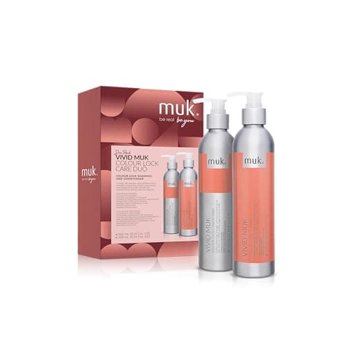 Image of Vivid Muk Colour Lock Shampoo + Conditioner Combo - 2025/26 Packaging