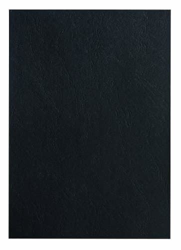 Image of PAVO Premium A4 Leather Grain Binding Cover - Black (Pack of 100)