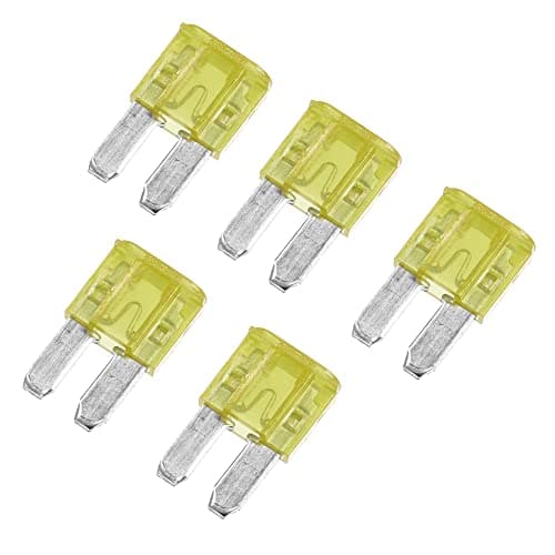 Image of X AUTOHAUX 5pcs 20A 20Amp Car Mini Blade Fuses for Boat Truck Motorcycle Yellow