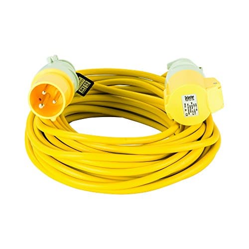 Image of Defender E85111 14 m 16 A 1.5 mm 110 V Extension Lead Cable - Yellow