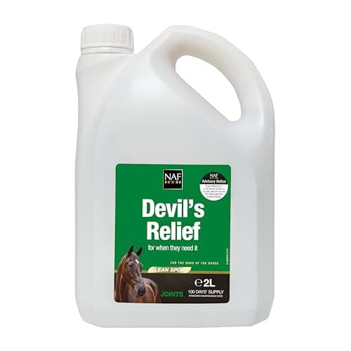 Image of NAF Devil's Relief 2L – Herbal Joint Comfort Supplement for Horses – With Devil’s Claw, MSM & Natural Antioxidants – Supports Mobility, Comfort & Digestive Health
