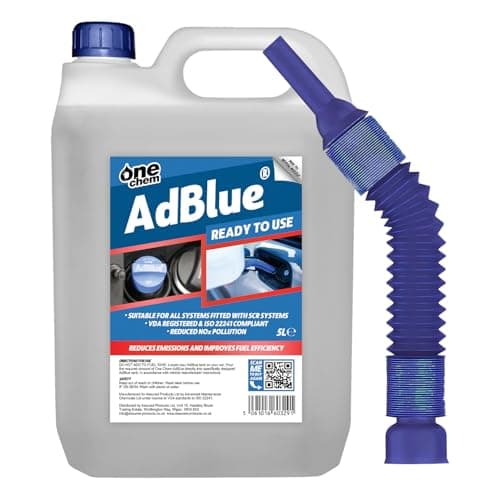 Image of One Chem AdBlue Diesel Exhaust Fluid Additive, 5 Litres, Easy Pour Spout