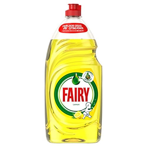 Image of FAIRY Lemon Washing Up Liquid With Lift Action And Upto 50% More Grease Cutting Power with the Fresh Smell of Lemons, 1015ml