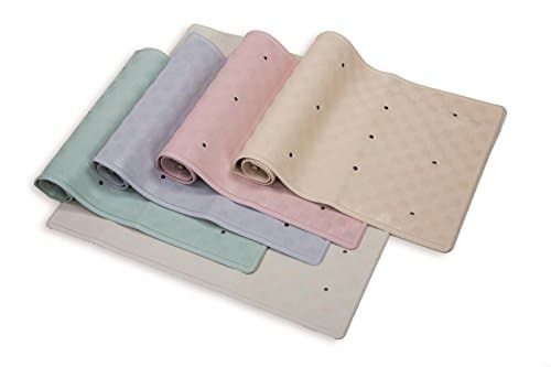 Image of Blue Canyon Nonslip Antibacterial Rubber Bath Mats, Quick Dry Bath Rug with Suction Pads & Drain Holes, Mould Resistant Bathroom Accessory, Durable Bath Rug Runner 34 x 74 cm – Pink