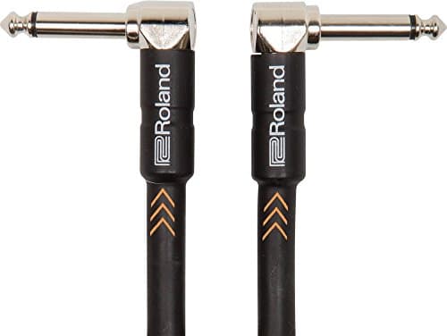 Image of ROLAND Black Series Instrument Cables, Ric-B3Aa, Black, Length: 3 Ft./1 M