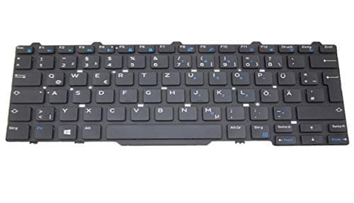Image of RTDpart Laptop keyboard For DELL Latitude 3340 3350 5488 5480 5490 07J19R 7J19R PK1313D4A11 SG-63010-2DA SN7230 GR Germany black without Frame new