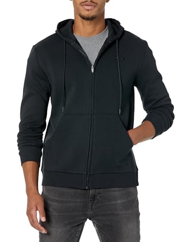 Image of Oakley Men's Relax Full Zip Hoodie 2.0 Sweatshirt, Blackout, L