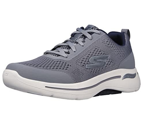 Image of Skechers Go Walk Arch Fit - Idyllic Grey/Navy 9 D (M)