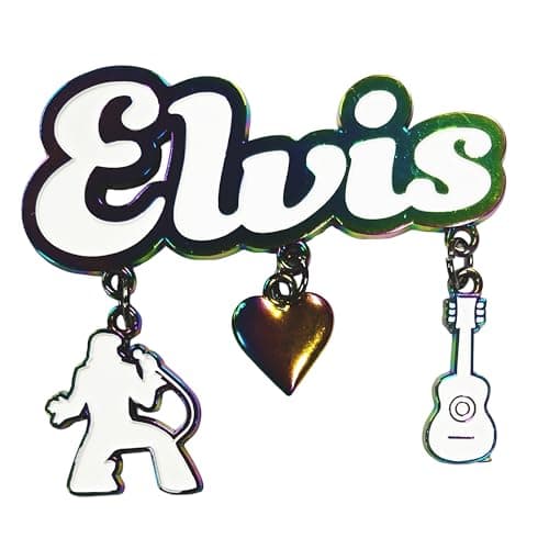 Image of Elvis Presley Magnet - Rainbow with Charms - Mid-South Products