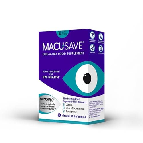 Image of Macu-SAVE Eye Supplement for Macular Health with Meso-Zeaxanthin/Lutein and Zeaxanthin - Pack of 30 Capsules