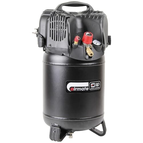 Image of SIP Airmate V215/25 Vertical Air Compressor Low Noise Oil-Free Direct Drive, 24L 1.5hp 116psi 6.4CFM