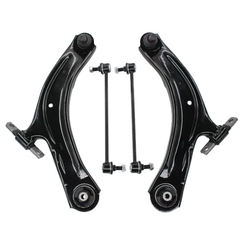 Image of HouYeen Front Lower Wishbones Control Arms and Drop Stabilizer Links for Ni-ssan Qashqai J10 X Trail T31 Re-nault Koleos 2006-Onwards