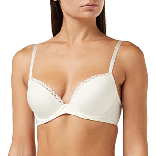 Image of Calvin Klein Women's Customized Lift Push-up Bra, Off-White (Ivory 101), 30DD (Manufacturer size: DD30)