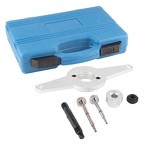 Image of Engine Vibration Damper Holding Tool, Vibration Damper Assembly Tool, T10531 Crankshaft Pulley Removal Tool for 4cyl 1.8 2.0 TFSI