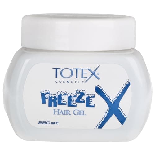 Image of Totex Hair Styling Freeze Gel 250 ml | Extreme Hold Hair Gel | Long Lasting Strong Control | Non-Sticky Transparent Formula | Professional Salon Quality Styling Gel for Men & Women