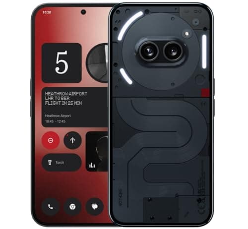 Image of Nothing Phone (2a) 12+256GB - Unlocked mobile phone with Nothing OS 2.5 - Black