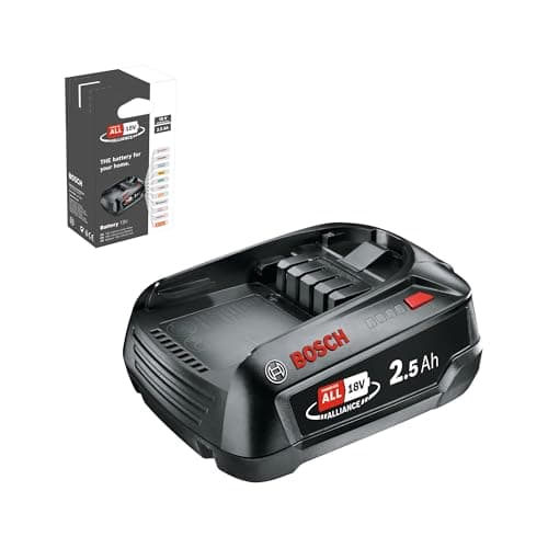 Image of Bosch Battery Pack PBA 18V (battery 2.5 Ah W-B, 18 Volt System, in carton packaging)