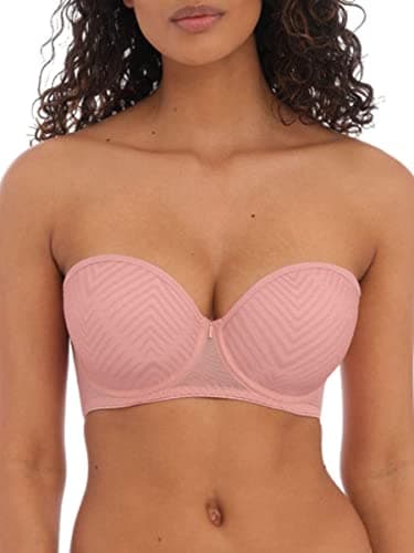 Image of Freya Women's Tailored Strapless Molded Underwire Bra (401109), Ash Rose, 32E