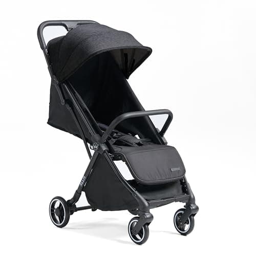 Image of Allis Baby Flick Auto-Fold Stroller - Lightweight Foldable Pushchair - Lie-Flat Seat, UPF 50+ Canopy, Puncture-Proof 360 Wheels, Adjustable Leg Rest & Harness, for Newborns to up to 22kg