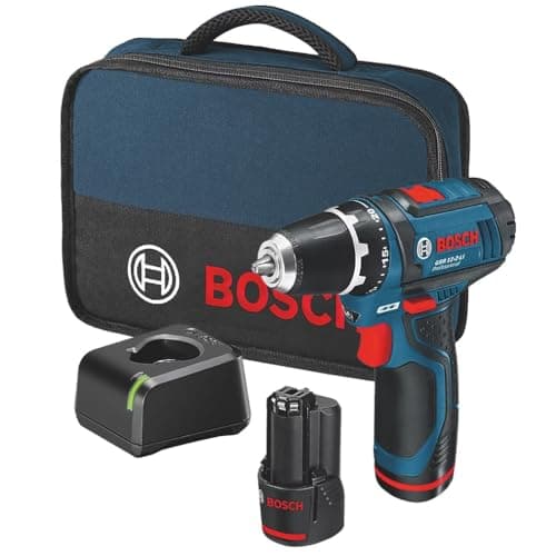 Image of Bosch GSB 12 V-15 12v Cordless Combi Drill 2 x 2ah Li-ion