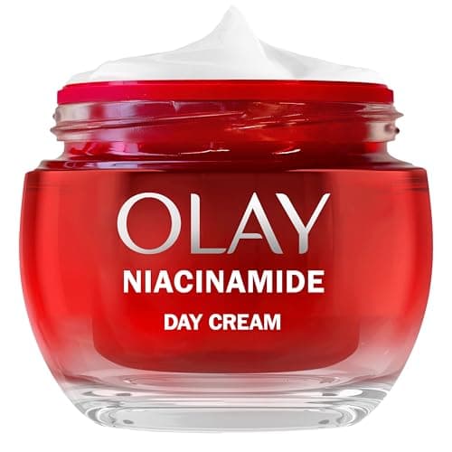 Image of Olay Niacinamide Day Face Cream. Anti-wrinkle + Age Defying Skincare Moisturiser with Vitamin E, Anti-Ageing Niacinamide and Glycerin. Renews and Hydrates. Improves Signs of Ageing. Non-Greasy. 50ml
