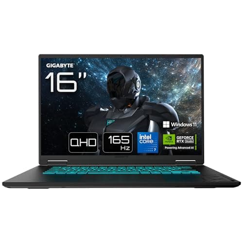 Image of Gigabyte GAMING A16 PRO Laptop - 16“, 165Hz WQXGA, Intel Core 7 240H, RTX 5070 Ti, 32GB LPDDR5X 5600MHz, 1TB Gen4 SSD, Win11 Home, 2 Year Warranty, Dolby Atmos, GAMING A16 PRO DXHG4UKCC4SH