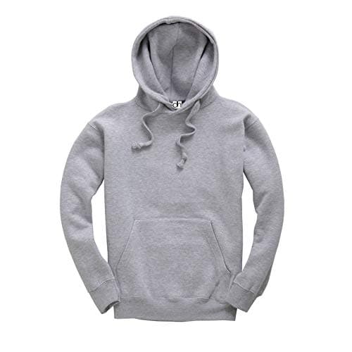 Image of D&H CLOTHING UK Premium Adult Unisex Premium XS-6XL Pullover Heavy Blended Hooded Fleece Jumper Work Wear Sweatshirt Hoodies Top Plain BNW Unisex Grey