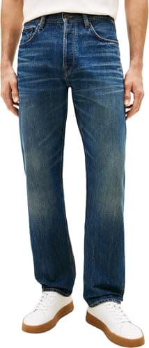Image of Tommy Hilfiger Men Regular Straight Dover FIEN IND MW0MW41888 Straight, Denim, 36W / 32L